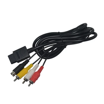 10 шт. Кабель S-Video 3RCA AV-кабель для N64 для SNES для GameCube GC