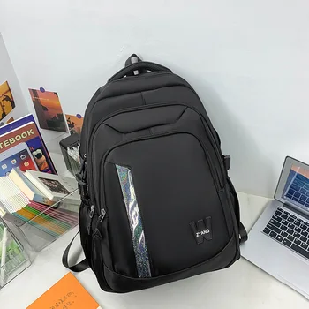 Большой Женский рюкзак для школы, девочек-подростков, Нейлоновые школьные сумки для студентов колледжа, корейский рюкзак для кампуса