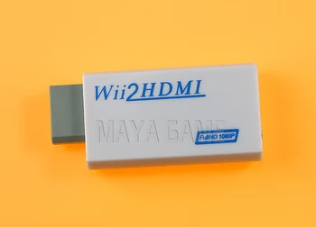 Оригинальный Для Wii HDMI-совместимый Адаптер Wii2HDMI Конвертер 3,5 мм Аудио-Видео Выход Full HD 720P 1080P HDTV Монитор 15 шт./лот